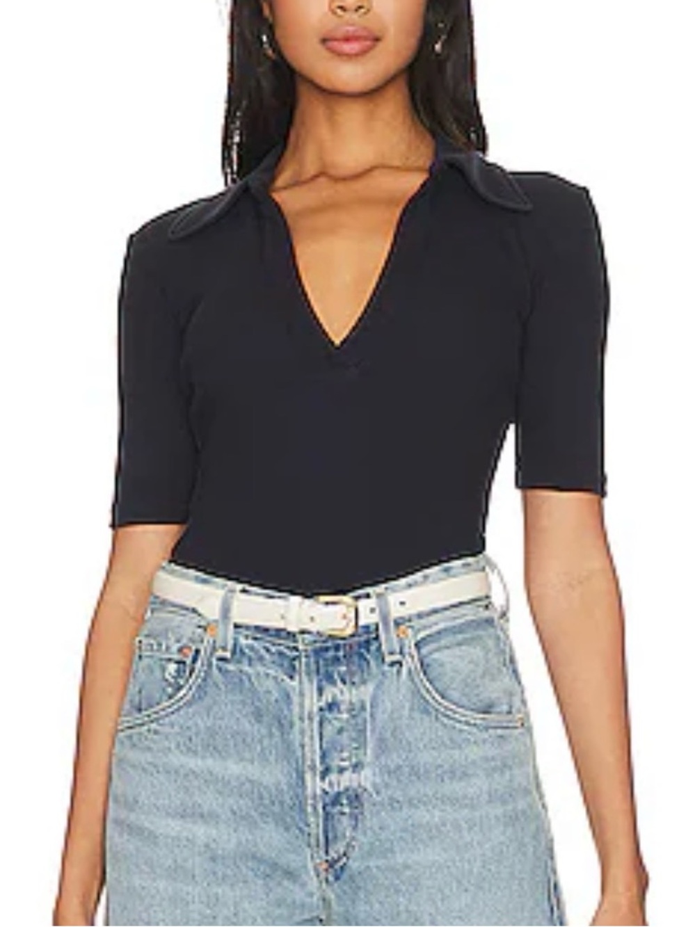 Citizens of Humanity Liu Bodysuit Navy Blue Small EUC 💙